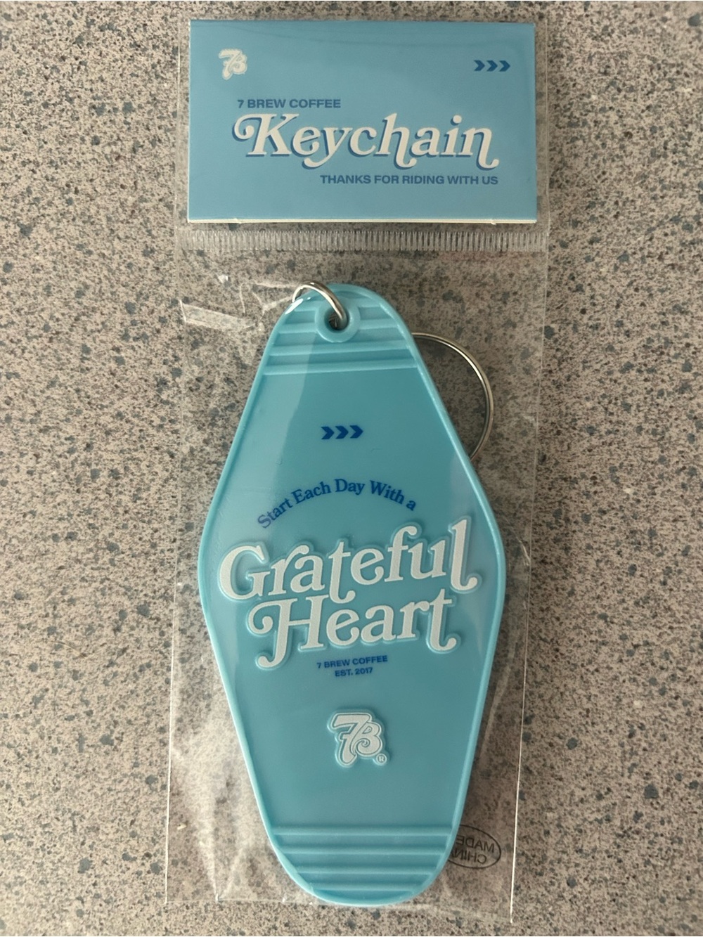 7 Brew Hotel Keychain